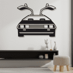 El Delorean (63cm x 53cm)