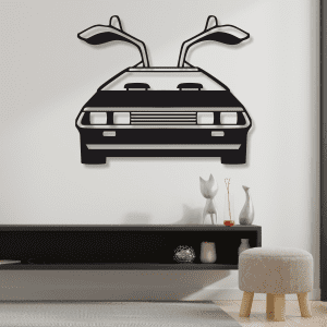 El Delorean (63cm x 53cm)