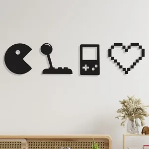 cuadros de iconos de gamer