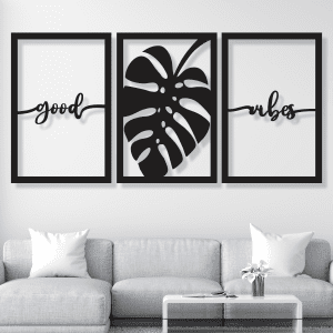 Good vibes hojas (120cm x 60cm)