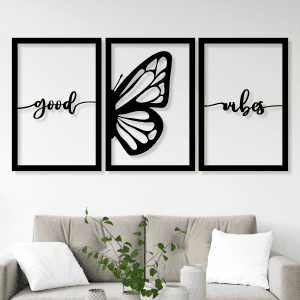 Good Vibes mariposa (125 cm x 60 cm)