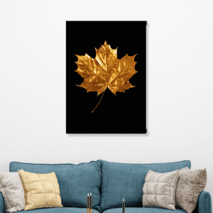 Hojas doradas A (28cm x 40cm)