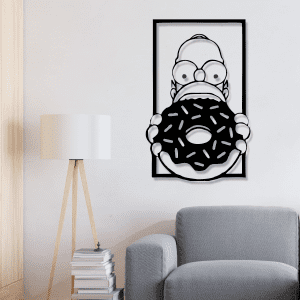 Homero comiendo donas (43cm x 72cm)
