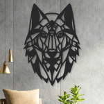 Lobo Geometrico (35cm x 50cm)