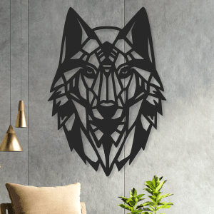 Lobo Geometrico (35cm x 50cm)