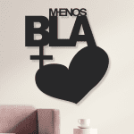 Menos bla mas amor (42cm x 36cm)