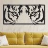 cuadro de mirada de tigre 75 x 37 cm