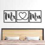 Mr y Mrs (120cm x 40cm)