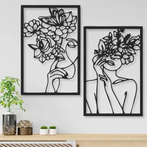 cuadros de mujeres floreciendo 82 x 60