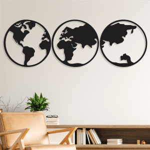 Triptico Mundo (125cm x 40cm)