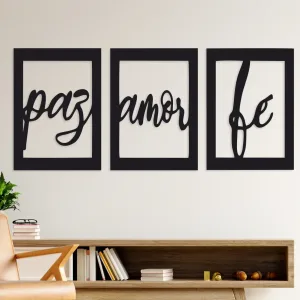 cuadros de paz, fe y amor 110 x 100