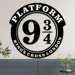 cuadro de plataforma harry potter 60 x 60 cm