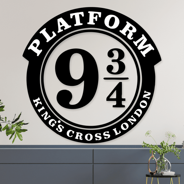 cuadro de plataforma harry potter 60 x 60 cm