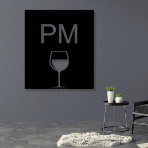 PM - vino (35cm x 40cm)