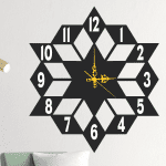 cuadro de reloj geometrico 60 x 70