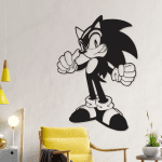 Sonic the Hedgehog (60cm x 41cm)
