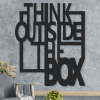 cuadro think outside of the box 63 x 75 cm