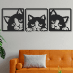 Triptico Gatitos (120cm x 40cm)