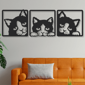 Triptico Gatitos (120cm x 40cm)