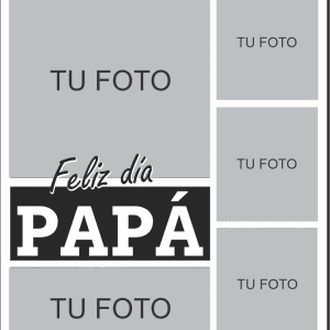 cuadro de tu foto aqui de feliz dia papá