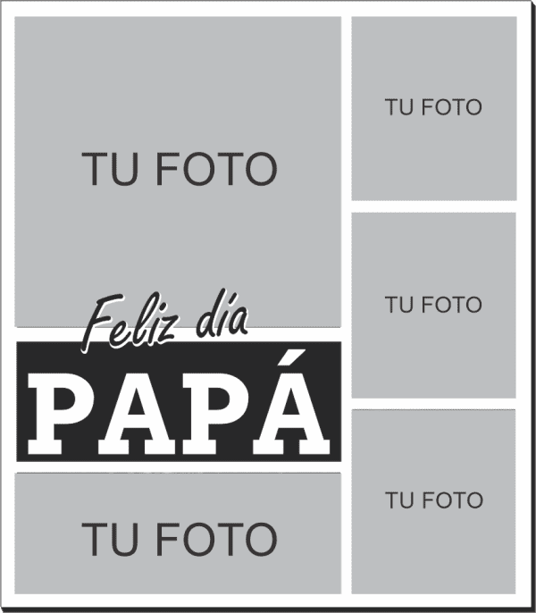 cuadro de tu foto aqui de feliz dia papá