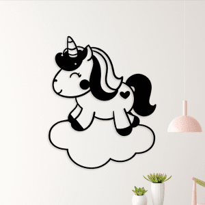 Unicornio en las nubes (40cm x 49cm)