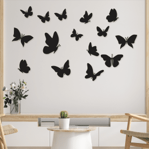 cuadros de mariposas volando 120 x 75 cm