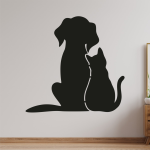 Cuadro perro y gato