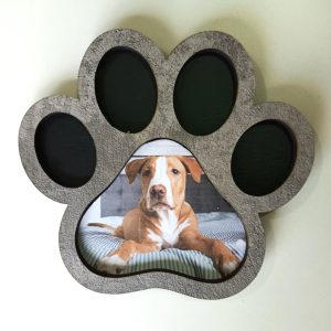 Huellita Personalizada- Gris y Negro