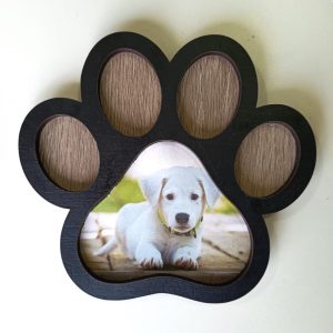 Huellita Personalizada - Negro y Beige