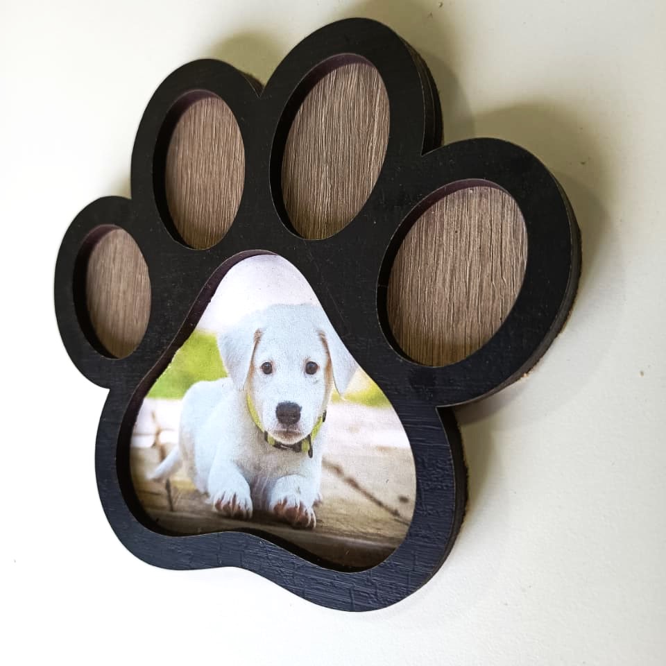 Huellita Personalizado- Negro y Beige 2